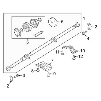 Volvo OE - Rear Suspension - Drive Shaft (AWD)