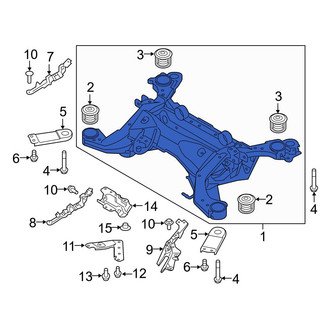 Volvo OE - Rear Suspension Subframe Crossmember