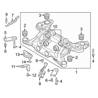 Volvo OE - Rear Suspension - Suspension Mounting
