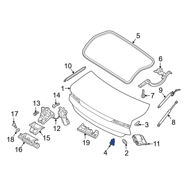 Deck Lid Stop Buffer