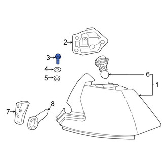 Volvo OE - Tail Light Bolt