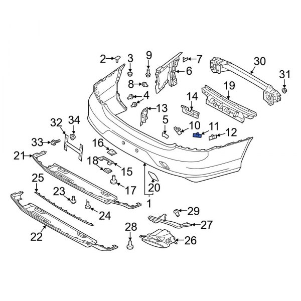 Parking Aid Sensor Housing