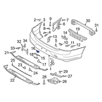 Volvo OE - Park Assist Camera Insulator