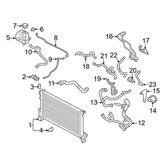 Volvo OE - Cooling - Radiator & Components (Engine Cooling), (T8 Recharge Inscription / T8 Recharge R-Design)
