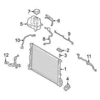 Volvo OE - Cooling - Radiator & Components (B6 Inscription / B6 Momentum / B6 R-Design)