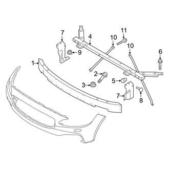 Volvo OE - Front Bumper & Grille - Bumper & Components (Impact Bar), (T5 Inscription / T6 Inscription)