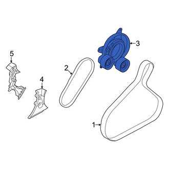 Volvo OE - Accessory Drive Belt Tensioner Assembly