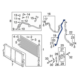 Volvo OE - A/C Refrigerant Liquid Hose