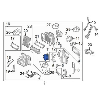 Volvo OE - HVAC Blower Motor Assembly