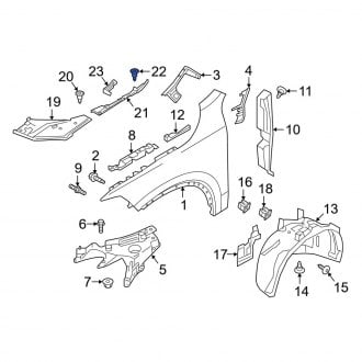 Volvo XC60 Grille Brackets & Hardware — CARiD.com