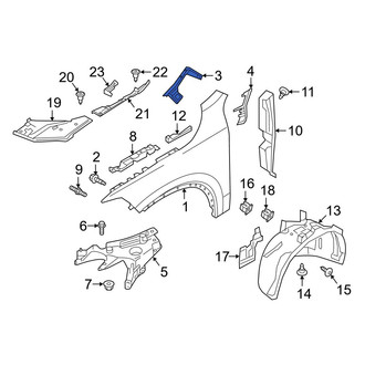 Volvo OE - Right Fender Spacer