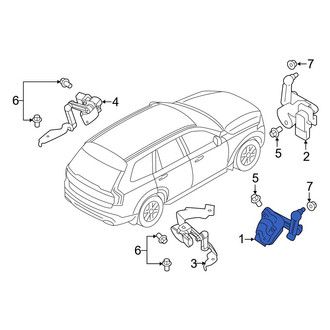 Volvo OE - Front Right Headlight Level Sensor