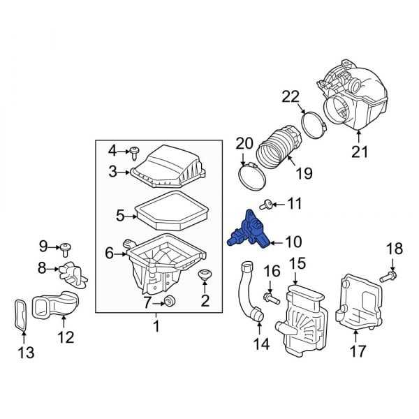 Volvo OE 31459871 - Mass Air Flow Sensor