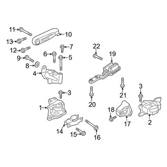 Volvo OE - Engine / Transaxle - Engine & Transmission Mounting
