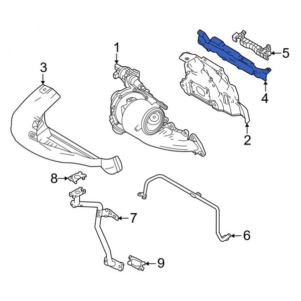 Turbocharger Mount Heat Shield