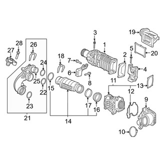 Volvo OE - Engine / Transaxle - Supercharger & Components