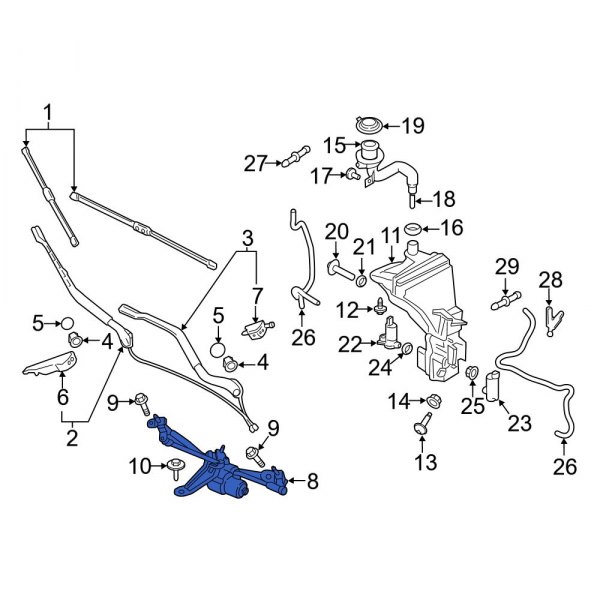 Windshield Wiper Motor