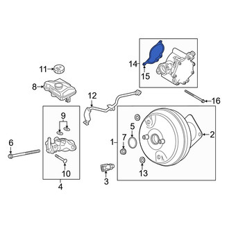 Volvo OE - Power Brake Booster Vacuum Pump Gasket