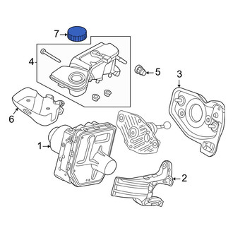 Volvo OE - Brake Master Cylinder Reservoir Cap