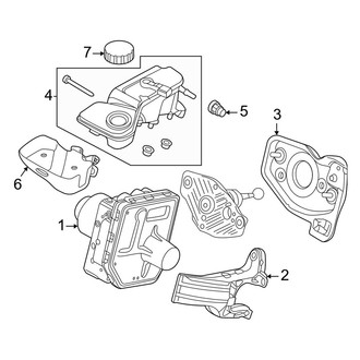 Volvo OE - Cowl - Components on Dash Panel