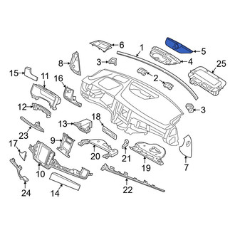 Volvo OE - Front Left Speaker Cover