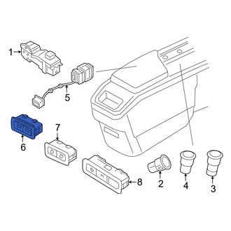 Volvo OE - Liftgate Latch Release Switch
