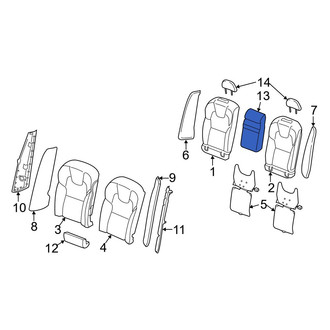 Volvo OE - Rear Center Headrest