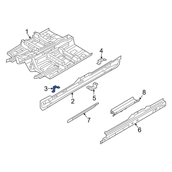 Rocker Panel Bracket