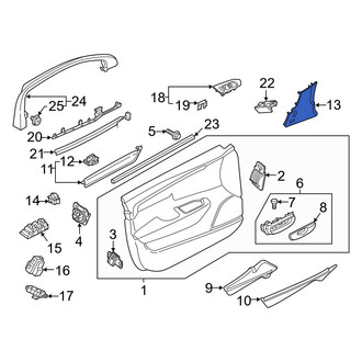 Volvo OE - Front Left Speaker Cover