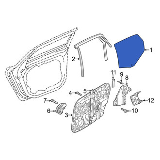 Volvo OE - Front Left Door Glass