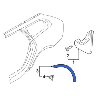 Volvo OE - Front Left Forward Fender Flare