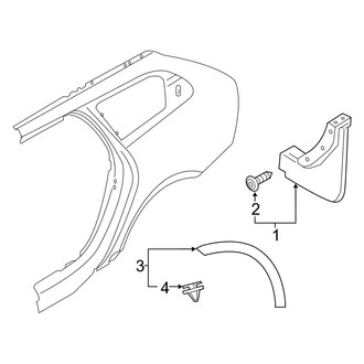 Volvo OE - Quarter Panel - Exterior Trim