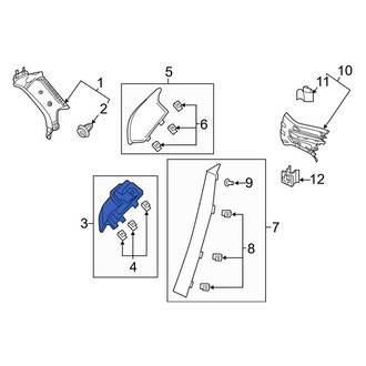 Volvo OE - Rear Right Seat Belt Guide