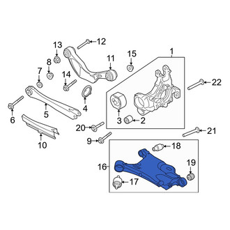Volvo OE - Rear Right Lower Rearward Suspension Control Arm