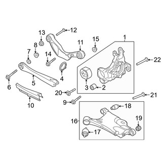 Volvo OE - Rear Suspension - Suspension Components