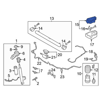Volvo OE - Rear Air Suspension Compressor