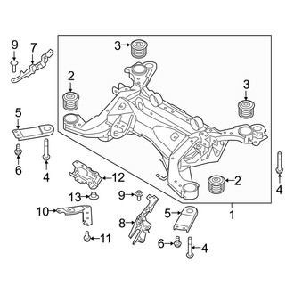 Volvo OE - Rear Suspension - Suspension Mounting (FWD)
