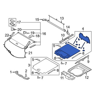 Volvo OE - Rear Spare Tire Compartment Cover