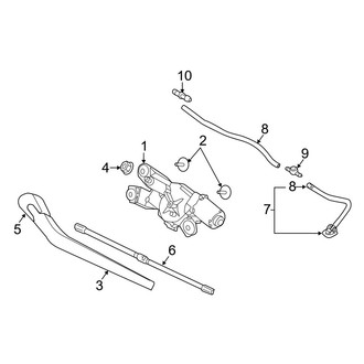 Volvo OE - Lift Gate - Wiper & Washer Components