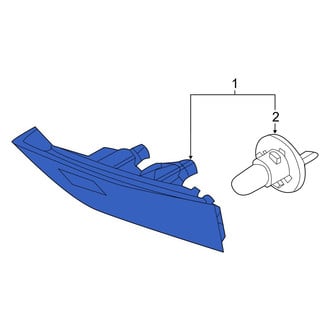 Volvo OE - Rear Left Back Up Light Assembly