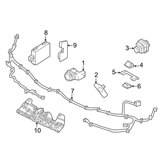 Volvo OE - Rear Bumper - Electrical Components