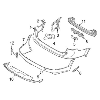 Volvo OE - Rear Bumper - Bumper & Components