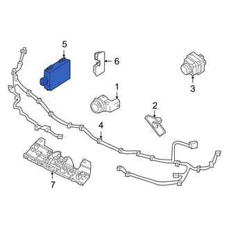 Volvo OE - Rear Right Blind Spot Detection System Warning Sensor