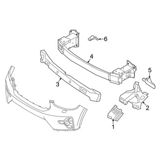 Volvo OE - Front Bumper & Grille - Bumper & Components (Mounting Support)