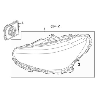 Volvo OE - Front Lamps - Headlamp Components (Core / Plus)