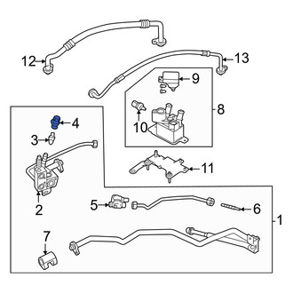 Volvo OE - Rear A/C Service Valve Cap