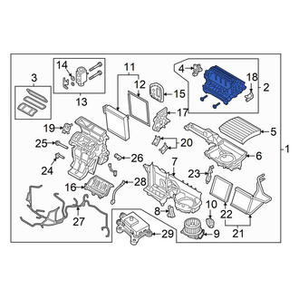 Volvo OE - HVAC Air Inlet Housing