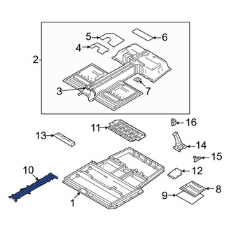 Volvo OE - Front Drive Motor Battery Pack Bracket