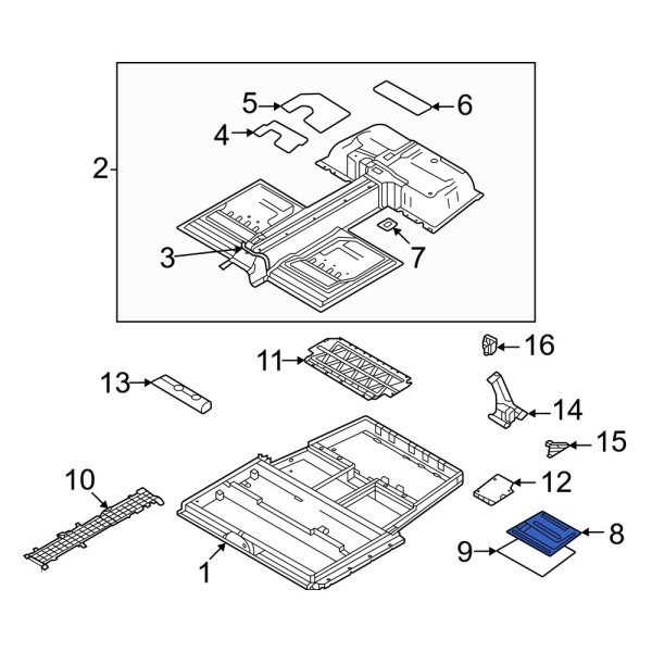 Drive Motor Battery Pack Cover