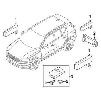 Volvo OE - Electrical - Keyless Entry Components